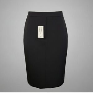 Maison Margiela MM6 A Line Black Midi Skirt Medium